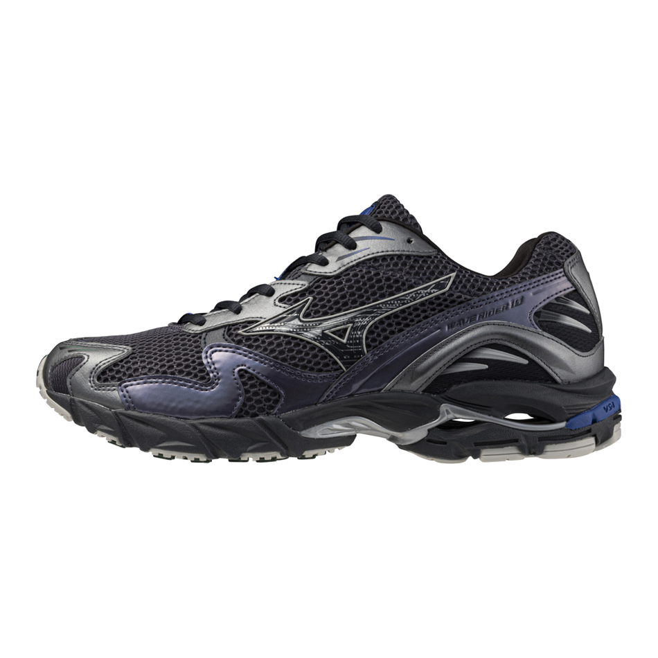 Mizuno Wave Rider 10 Gray/Black/Metallic Gray