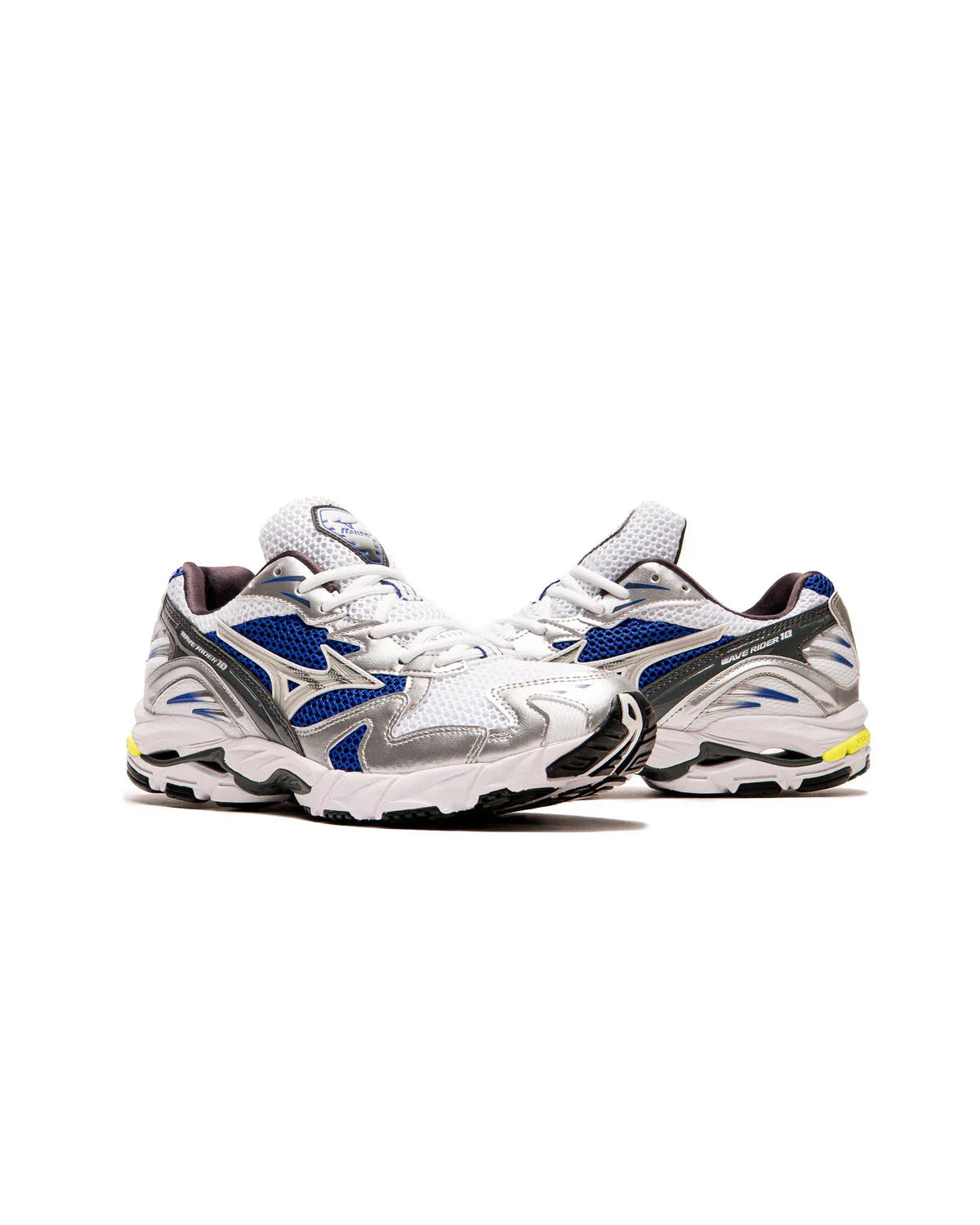 Mizuno Wave Rider 10 White/Silver/SurftheWeb