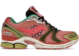 Saucony ProGrid Triumph 4 x Uptown - Pink/Olive