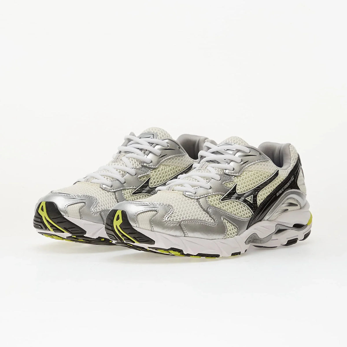 Mizuno Wave Rider 10 Snow White/ Black/ Sylvan Green