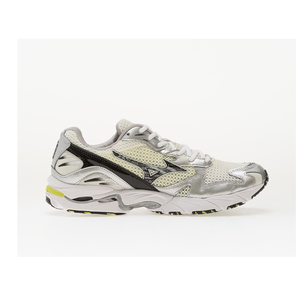 Mizuno Wave Rider 10 Snow White/ Black/ Sylvan Green