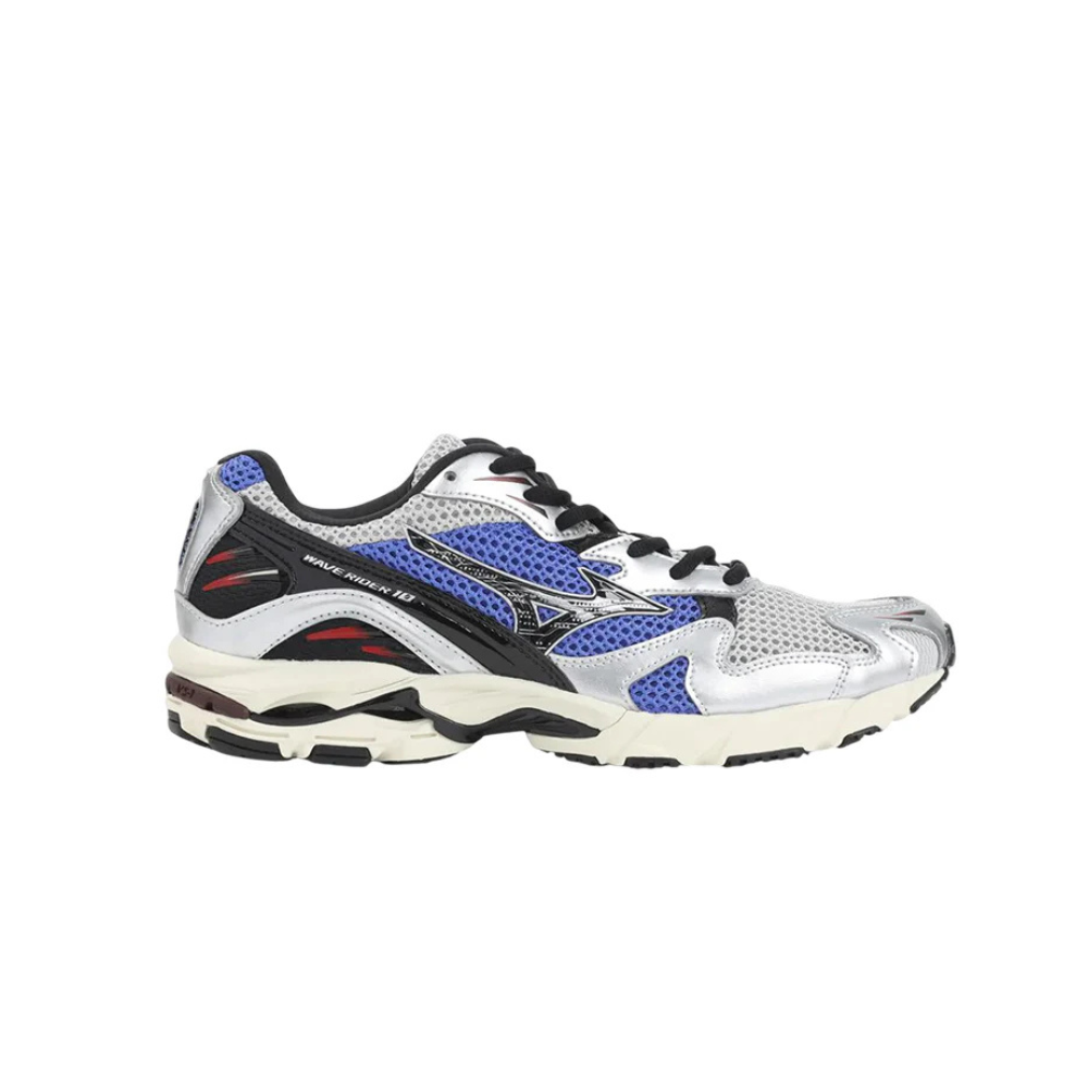 Mizuno Wave Rider 10 SILVER/BLUE/DARK