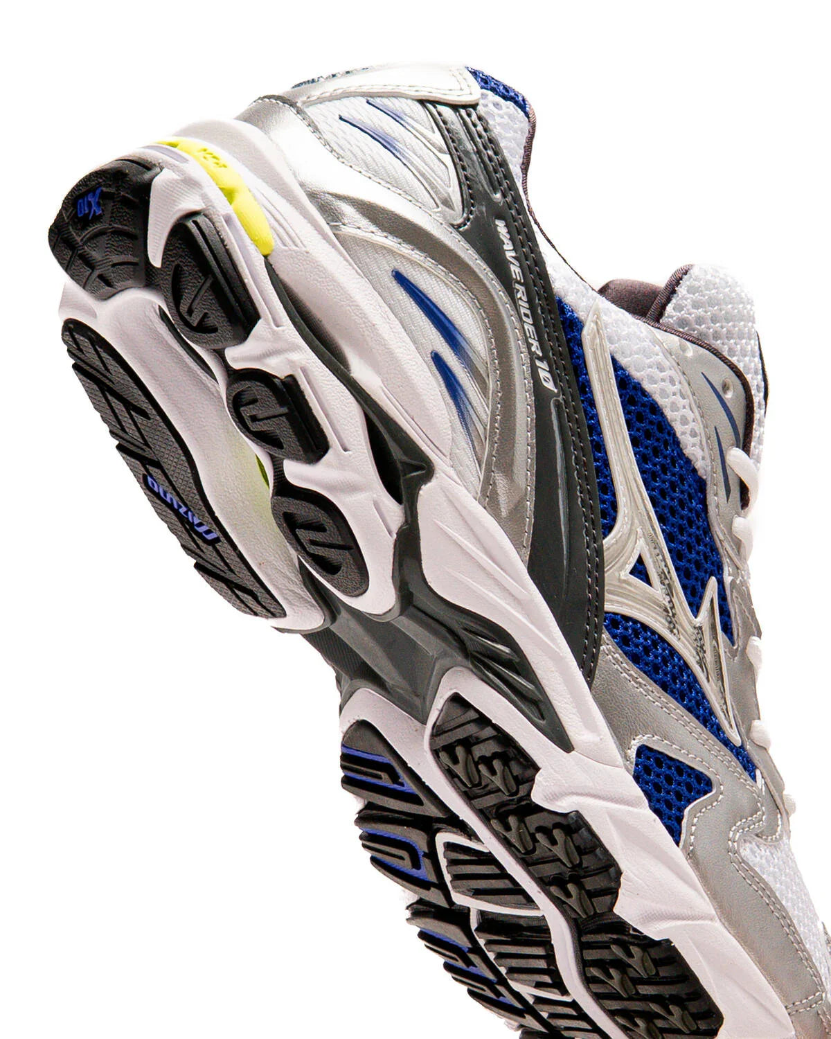 Mizuno Wave Rider 10 White/Silver/SurftheWeb